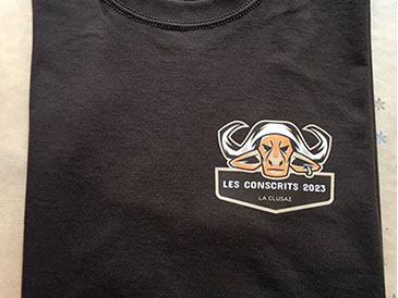 impression sur tissus Thônes Haute Savoie Haute Savoie spécialiste impression en petite quantité pour particuliers ou les restaurants