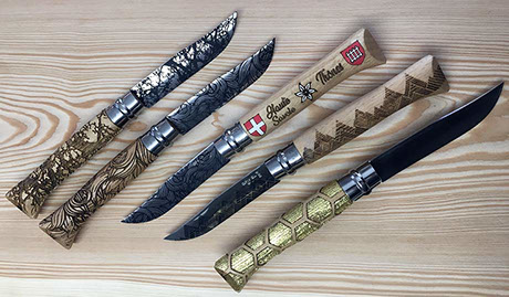 Opinel personnalisé à votre image en gravure laser, solide pratique et utile, un bon moyen de rester toujours présent auprès de vos clients. 