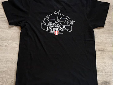 impression sur tissus Thônes Haute Savoie Haute Savoie spécialiste impression en petite quantité pour particuliers ou les restaurants