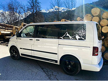 Marquage pause adhésifs de véhicule professionnel particuliers ou professionnels artisan Haute Savoie Thônes