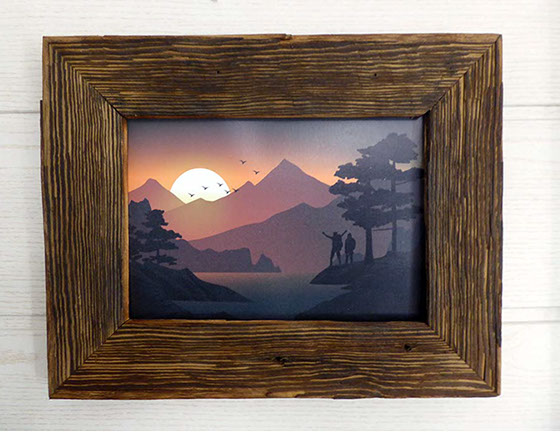 poster tableau photo personnalisé style montagne avec non, prénom, humour impression possible à l'unité thym montagn'art