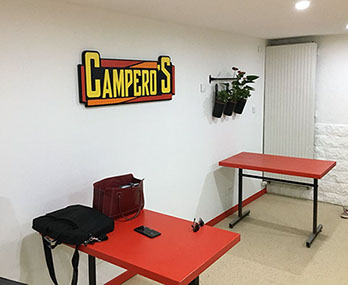 Création et impression enseigne publicitaire format laize de 107 cm