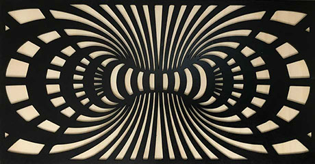 grand cerf de la forêt gravure sur bois Thônes thim montagn'art spécialiste de décoration intérieur par l'objet