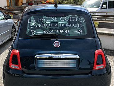 Marquage publicitaire véhicule professionnel Thônes personnalisation de véhicules particuliers ou professionnels artisan Haute Savoie Serraval