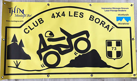 impression de bâche publicitaire Thônes Serraval format jusqu'à 107 cm Thim Montagn'Art