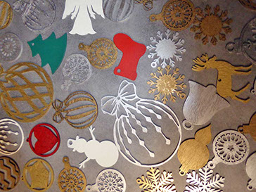 décoration de noël en bois artisanat français fabrication artisanale réalisée par Thim Montagn'art thones serraval haute savoie