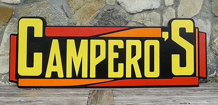 Création et impression enseigne publicitaire format laize de 107 cm