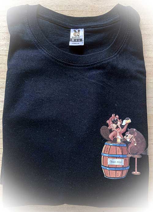 Flocage humouristique de qualité sur tee-shirt, casquettes, vêtements... Contactez nous pour en savoir plus. petite quantité ou l'unité possible