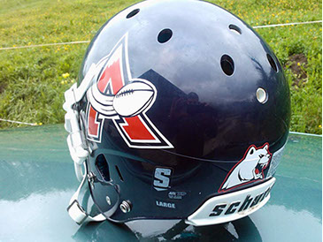 Marquage pause adhésifs casque de moto motard particuliers ou professionnels artisan Haute Savoie Thônes Serraval